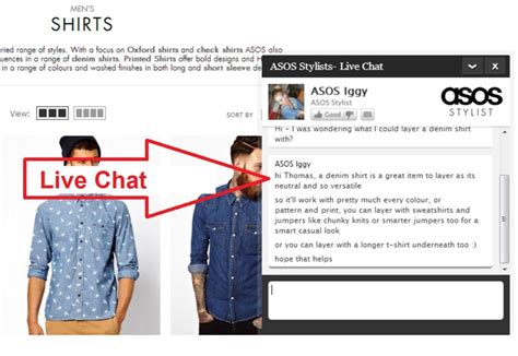 asos live chat.